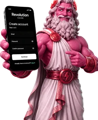 Formularul de înscriere Revolut Slots pe telefon
