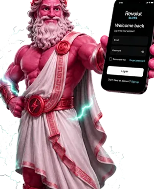 Ecranul de autentificare Revolut Slots pe telefon